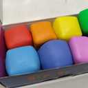 Squishy Fidget Toys for Kids, 8Pcs Dough Stress Cube for Stress Relief, Pull Stretch Sensory Squeeze Toys, Classroom Prize Box Toys,Slow Rising Stress Balls, Party Favors for Kids Adults
