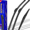 3 wipers Replacement for 2005-2022 2023 2024 Honda Odyssey, Windshield Wiper Blades Original Equipment Replacement - 26"/22"/16" (Set of 3) U/J HOOK