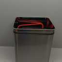 iTouchless 8 Gallon ChildGuard Sensor Trash Can with AbsorbX Odor Filter, 30 Liter Automatic Kitchen Garbage Bin Prevents Children Opening Lid, Battery or AC Adapter (Not Included), Stainless Steel