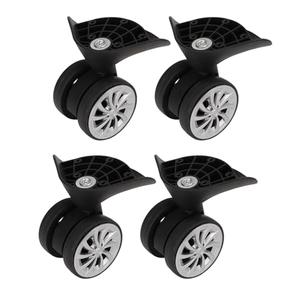 Natudeco 2Pcs Suitcase Replacement Wheels Universal Replacement Luggage Suitcase Wheels Repair Parts for Travel Box Suitcase