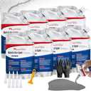 Cement Crack Sealant, Concrete Crack Filler, Flexible & Weather-Resistant Caulking Glue, Waterproof Concrete Repair for Driveways, Sidewalks, Walls, and Foundations (7 Pack)