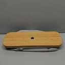 US Toilet Paper Basket Oxford Cloth Toilet Paper Organizer with Wood Lid Foldable Toilet Paper Holder Basket Large Capacity Toilet Paper Bin for Bathroom Sink(Grey)