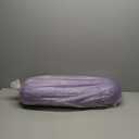 MABOZOO Round Yoga Pillow, Cylindrical Yoga Bolster Pillow with Washable Cover, Meditation Cushion Body Cushion for Practice, Restorative, Meditation (Purple)