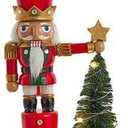 Kurt Adler 18-Inch Battery Operated Nutcracker with Light Up Tree