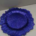 Royal Blue Charger Plates Bulk 10Pcs - 13" Elegant Royal Blue Chargers for Dinner Plates, Wedding & Event Decorative Charger Plates Set