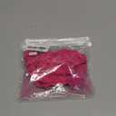 Lilosy Sexy Cute Underwire Push Up Strappy Heart Embroidered Mesh Sheer Lingerie Set for Women Bachelorette See Through Bra and Panty 2 Piece Bow Hot Pink Medium