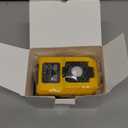 220W Portable Power Inverter Compatible with Dewalt 20V Battery, DC 20V to AC 110V Battery Inverter, Power Station with 400LM LED Work Light, 1 AC Outlet, 2 USB Ports & 1 TypeC Fast Charging (Yellow)