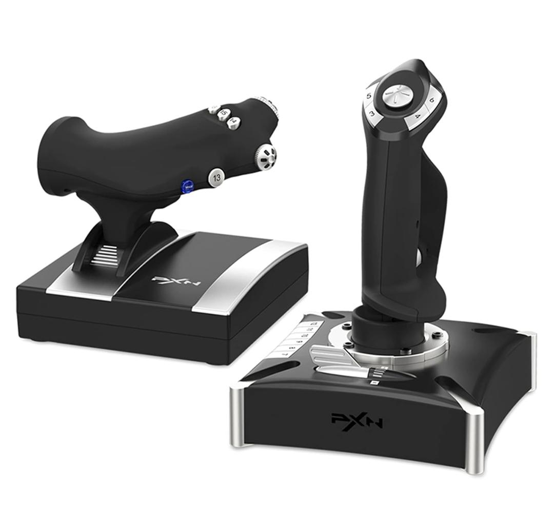 PXN-2119Pro Flight simulator controls Flight Stick with Vibration for PS4/xbox one/xbox Series X/S PC Windows 7/8/10/11Not Support Mac Systems PS3/ PS5/xp/vistaOriginal handle guide
