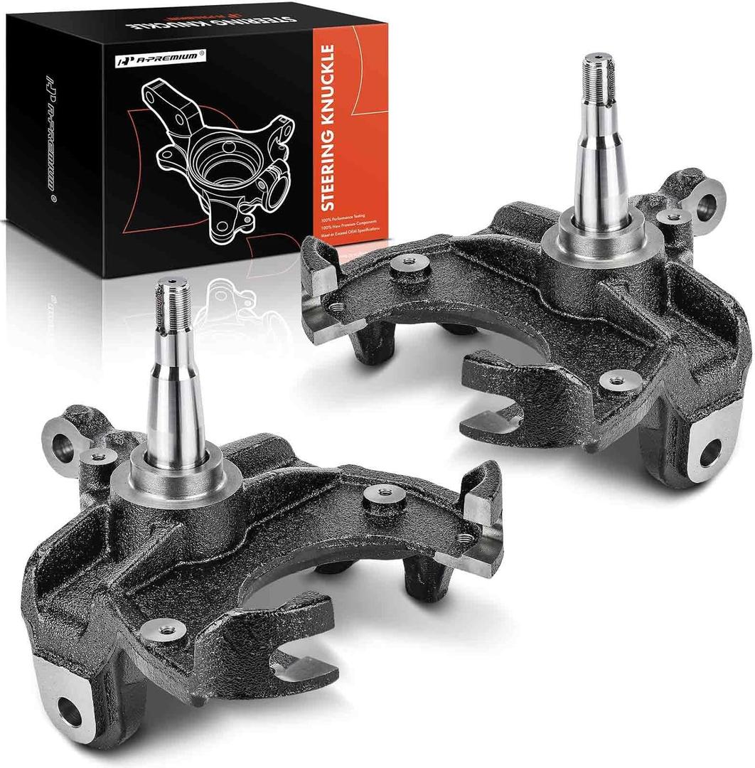 A-Premium 2 x Front Suspension Level Kit, 2.5 inches Drop Lowering Spindles, Compatible with Chevrolet C10 1975-1986, C10 Pickup 1973-1974 & GMC C15 1975-1978, C15/C1500 Pickup 1973-1974