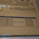 Cumbor 29.243" Baby Gate for Stairs, Wall-Mounted (Drill Required), Expandable No Bottom Bar Dog Gate, Auto Close Extra Wide Walk Thru, Pet & Toddler Proof Gate, Top & Bottom of Stairways(Black)