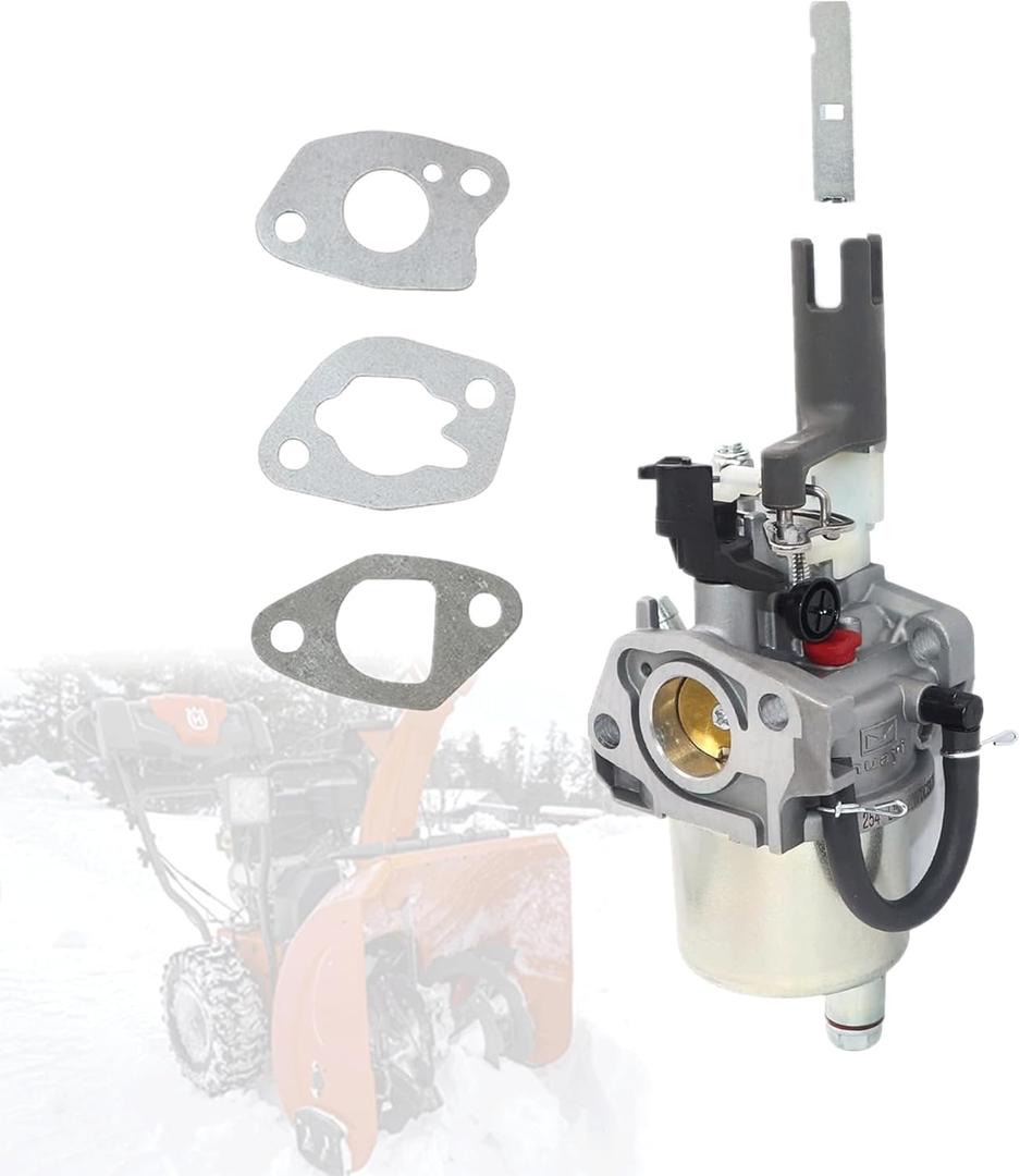 XQSMWF 587147901 Carburetor Carb AssemblyCompatible With Husqvarna Snow Blowers ST224 ST224P ST324P For LCT 254cc snow engine For Ariens 08201024 08201215 921023 921024 961930096 01 02
