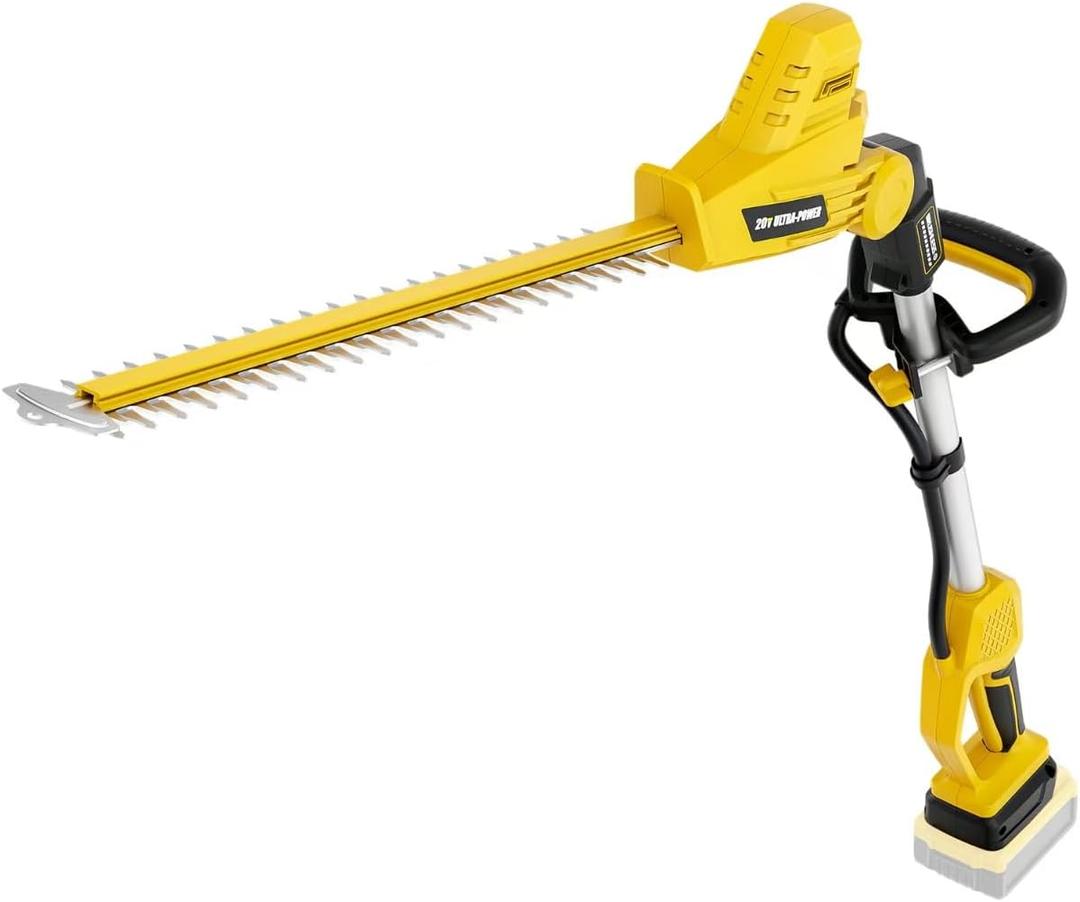 17" Cordless Hedge Trimmer Compatible with DeWalt 20V, Bare Tool
