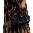 GothDark Ruched Bodycon Dresses for Women Mesh Short Sleeve Tie Dye Sexy Party Travel Nashville Casual Summer Outfits (Brown, S)
