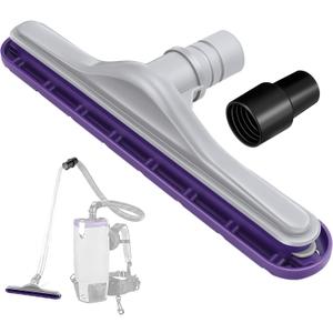 14" Vacuum Floor Brush & Threaded Hose Cuff Kit, Compatible with ProTeam 10 QT & 6 QT Backpack Vacuums, 1.5" Vacuum Hose Adapter Connector, Fits 1.5" OD Wand & 1.5" ID Tubing