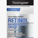 Neutrogena Rapid Wrinkle Repair, Retinol Face Moisturizer, Daily AntiAging Neck & Face Cream with Hyaluronic Acid, Retinol Cream, FragranceFree, Fades Fine Lines, Wrinkles and Dark Spots, 1.7 oz