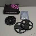 MIHEAL Led Strip Lights Kit 65.6ft 5050 SMD RGB Flexible LED Tape Lights with DC24V UL Power Supply RF Remote Controller for Under Cabinet Lighting Bedroom, Living Room (Black)