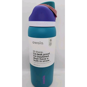 Owala FreeSip Insulated Stainless Steel Water Bottle with Straw for Sports, Travel, and School BPA-Free Sports Water Bottle, 24 oz
