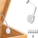 1 Pack | Toys Box Hinges Soft Close - HBL’ Lid Support Chest Hinges for Wooden Toy Box, Cedar, Storage Trunk & Benches, Made of Zinc Alloy, Safety & Heavy Duty