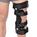 Orthomen Lateral Unloader Knee Brace for Osteoarthritis & Bone on Bone Joint Degeneration Offloader with Built in Hex Key L1851 L1843 Outside, Left