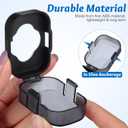 DOITOOL Child Proof Door Knob Covers Safety Lock Protective Cover for Kids Baby Door Lock Safety Cover 2.36 X 1.57 X 0.98 Inch Abs Material Childproof Protective Door