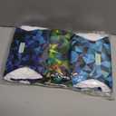 wegreeco Washable Male Dog Belly Band (Stylish Pattern)- Pack of 3 - Male Dog Belly Wrap, Dog Diapers Male (Abstract Geometrical Blue, Medium)