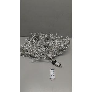 LED Christmas Lights Clear Wire, White Christmas String Lights for Tree, Christmas Tree Lights Indoor Outdoor Plug in for Party Wedding Christmas Decorations