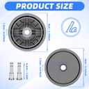 Vacuum Wheels Replacement Part Compatible with Shark Navigator Lift-Away NV350 NV351 NV352 NV353 NV360 NV370 NV380 NV42 NV22 NV27 left and right bottom Vacuum cleaner accessories Replace wheel