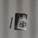 Uyiton for iPhone 14 Pro/iPhone 14 Pro Max Camera Lens Protector, [Drop Protection] 9H Tempered Glass Camera Cover Screen Metal Ring Case Friendly Scratch Resistant Easy to Install - Black