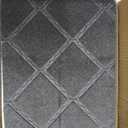 9"X36" Bullnose Stair Treads Carpet Non-Slip for Wooden Steps Indoor, Machine Washable and Reusable with Tape Free Self-Adhesive Back for Pets, Set of 15, Grey