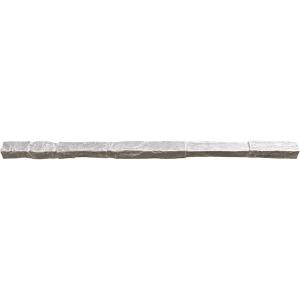 Universal Trim Sill for EverStone Faux Siding Panels, 48"W x 2"D x 2"H, Grey Granite Color
