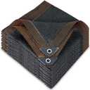 winemana 70% Black Shade Cloth, 10 x 20 FT Durable Mesh Tarp with Grommets, Resistant Garden Sun Shade Netting with Taped Edge for Plant Cover, Greenhouse, Patio, Tomatoes, Chicken Coop, Barn Kennel, Black 