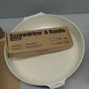 SENSARTE Ceramic Nonstick Frying Pan Small Skillet 8/9.5/11/12.5Inch Non Stick Omelet Pan, Non-toxic Kitchen Cooking Chef's Pan, Free of Intentionally Added PFOA/PFAS/PTFE, Induction Compatible, White