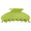 MAORULU Cute Claw Clip for Women  4'' Large Acetate Hair Clips for Thick Thin Curly Long Hair, Durable Hair Clamps Non-slip Y2K Jaw Clip, Strong Hold, Stylish French Design (Avocado)