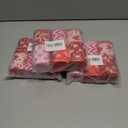 3 x Red Heart Wired Edge Ribbon, Pink Dot Wide Pink Dot Craft Ribbon for Wrapping and DIY Projects, 30 Yards/Roll, 2.5 inches