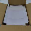 RomanticBaking 50Pack 8x8x1 Inch Clear Cookies Boxes for Gift Giving Chocolate Covered Pretzel Rods Boxes Heart Cocoa Bombs Boxes Macaron Boxes (White)