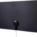 GE Ultra Edge Indoor HD Digital TV Antenna, Long Range Smart TV Antenna, Slim Decor Reversible Black White Design, Supports 4K HD Smart TV VHF UHF, 6ft Coax HDTV Cable, 11264