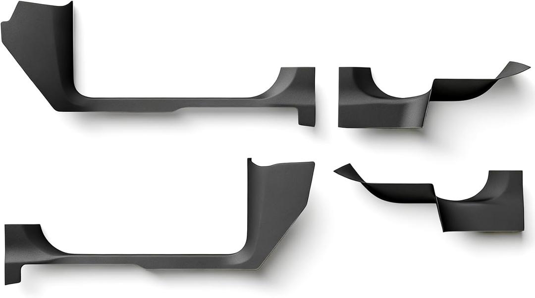 4PCS Front & Rear Door Entry Threshold Strip Protector Door Sill Protective Cover for Tesla Model Y Juniper 2025 2026 Accessories Anti-dust Pads Protector Cover.