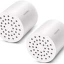 HOPOPRO NBC News Recommended Brand 18 Stages Shower Filter Replacement 2 Pack High Output Shower Filter Cartridge Replacement for Shower Systems Removing Chlorine Fluoride Heavy Metals