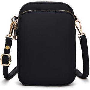 YINHEXI Small Crossbody Bags for Women, Mini Cell Phone Wallet Purse, Shoulder Bag for Women and Men (Black)
