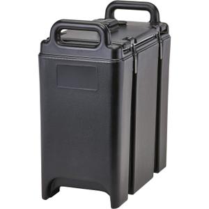 Cambro 350LCD110 Camtainer Soup- 3.5 Gallon Capacity Black Case of 1
