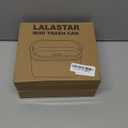 LALASTAR Desktop Trash Can with Lid, Mini Trash Can for Desk, Small Office Countertop Garbage Can, Mountable Tiny Wastebasket for RV, Dorm, Freezer, Laundry and More (Blue)