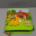 Busy Book for Toddlers 1-3, 25 in 1 Farm Busy Board Montessori Toys for Travel, Birthday Gifts for Boys and Girls, Learning Activity Book for Fine Motor Skills