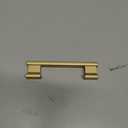 COTYKILEY 7 Pack 5 Inch(128mm) Brushed Brass Cabinet Handles Gold Kitchen Cabinet Pulls Cabinet Door Handles Kitchen Cabinet Hardware Cupboard Drawer Pulls Dresser Handles