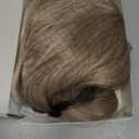 morvally Long Wavy Wig with Bangs for Women Heat Resistant Synthetic Hair Natural Looking for Daily Use (Mix Ash Blonde)