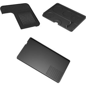 3-in-1 Silicone Coffee Maker Mat for Ninja Luxe ES601 & ES701 24"x16" Coffee Silicone Mat Compatible with Ninja Luxe Cafe Accessories