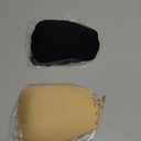 Sticky Bra 2 Pairs Backless, Strapless, Adhesive, Invisible, Push up Bra for Women Stick on (Black and Nude)