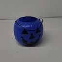 Halloween Pumpkin Jack O' Lantern Candy Bucket (Blue)