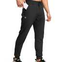 G Gradual Men's Sweatpants with Zipper Pockets Athletic Pants Traning Track Pants Joggers for Men Soccer, Running, Workout, Size  L