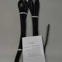 JSAUX 100W USB C to USB C Cable for iPhone 17, USBC Type C Charge Cord 5A Fast Charging Compatible with iPhone 17 Air 16 15 Pro Max Samsung Galaxy S25 S24 MacBook iPad Carplay (2-Pack, 6.6ft) Black