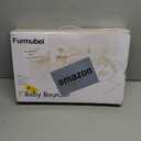 Portable Baby Bouncer Seat with 8 Melodies, 3 Vibration Levels & Adjustable Volume, Foldable Infant Bouncer Rocker with Safety Harness for Baby 0-6 Months, Indoor & Outdoor Use BR2402 (Pink)